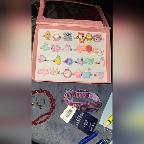 GAP Other - Kids Fun Jewelry. Gap Kids Watch, Adjustable Rings Earrings NEW, Etc